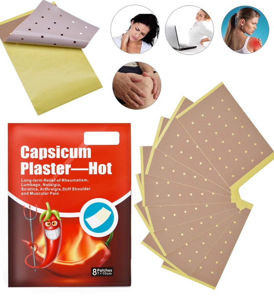   ,   , APSICUM PLASTER- HOT   8 .