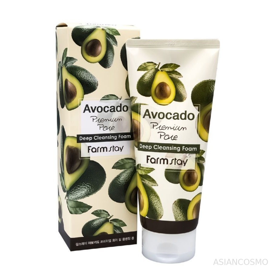        FarmStay Avokado Premium Pore Deep Cleansing Foam 