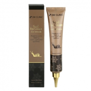 Крем для кожи вокруг глаз 3W Clinic Snail Eye Cream Anti-Wrinkle 40ml Крем для кожи вокруг глаз 3W Clinic Snail Eye Cream Anti-Wrinkle 40ml