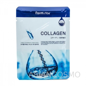       Visible Difference Mask Sheet Collagen Farmstay 23 