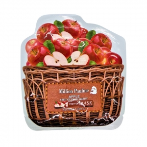 Тканевая маска для лица яблоко Million pauline Apple 30мл Тканевая маска для лица яблоко Million pauline Apple 30мл