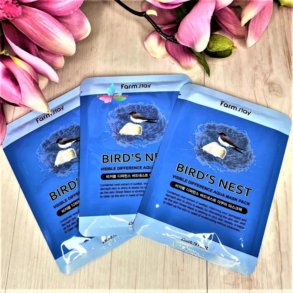    -   FARM STAY VISIBLE DIFFERENCE BIRDS NEST AQUA MASK PACK 1