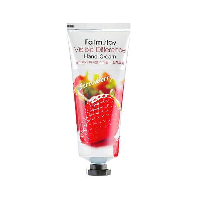       FarmStay Visible Difference Hand Cream Strawberry 100 .