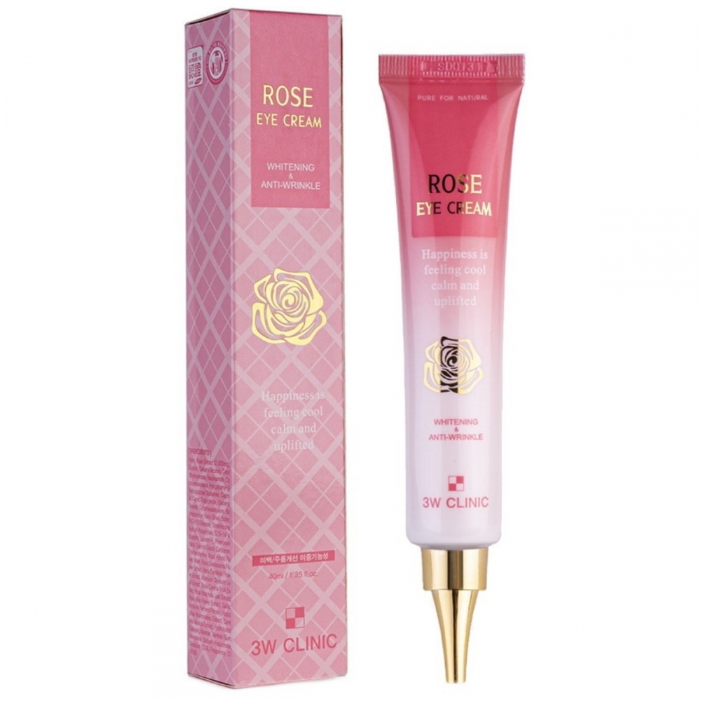 3W CLINIC           ROSE EYE CREAM, 40 