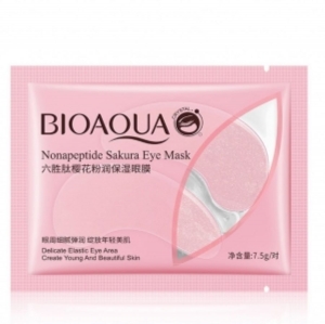 Гидрогелевые патчи Bioaqua Nonapeptide Sakura с пептидами и лепестками сакуры 7.5г